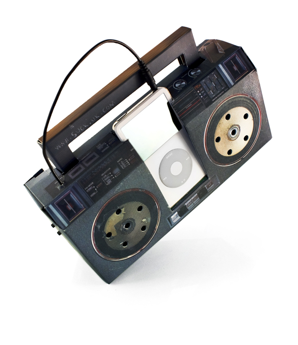 El radiocassette para Ipod diseñado por Suck UK.