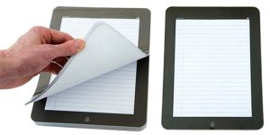 bloc de notas con forma de ipad