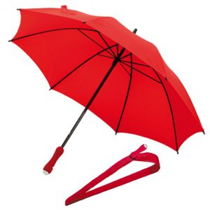 Paraguas ergonómico rojo