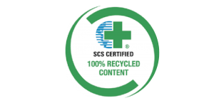 Logotipo  certificado 100% reciclado