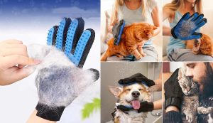 Guantes para mascotas de silicona